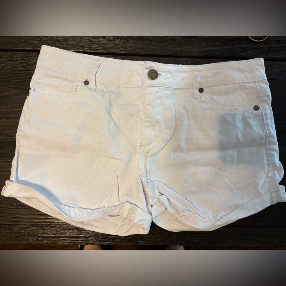 PAIGE Classic White Shorts